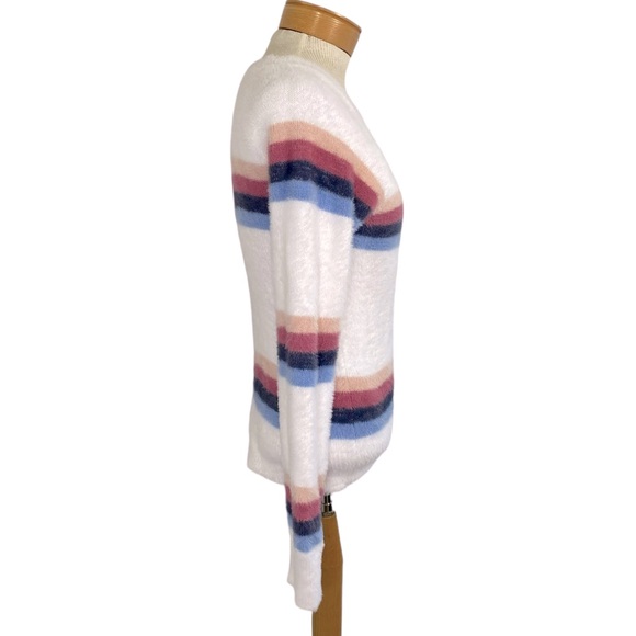 Abercrombie Kids 15/16 Girl Fuzzy Soft Stripped - Picture 5 of 10